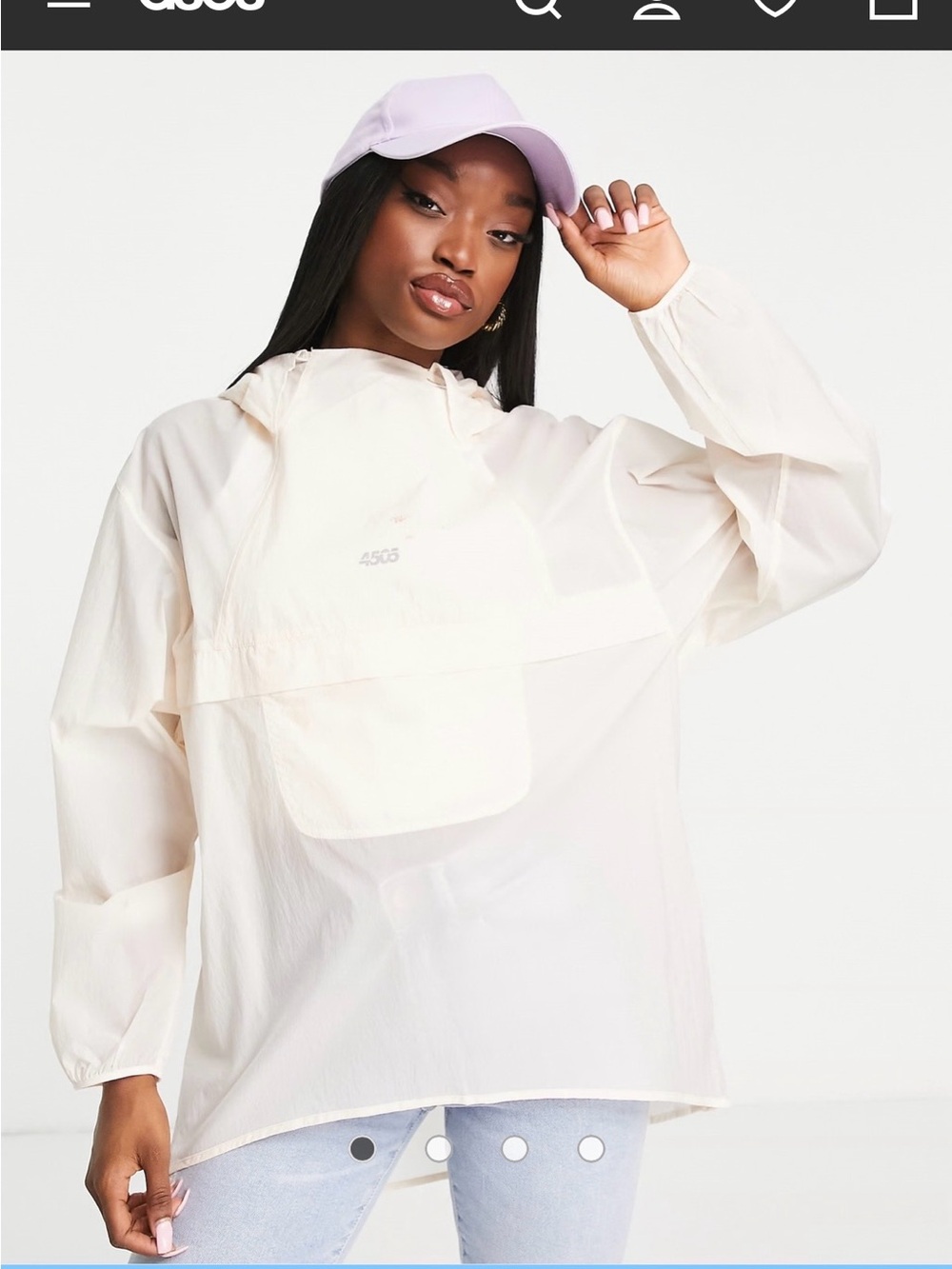 ASOS Pale Pink Lightweight Pullover Top